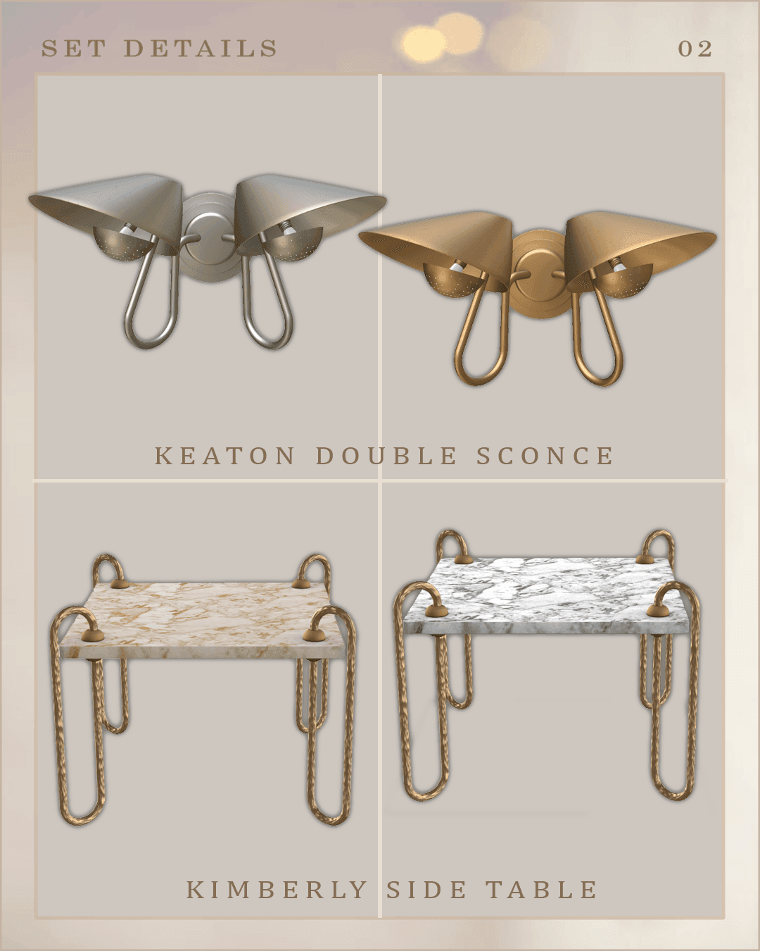 Галерея мода Набор для гостиной Hudsen vol-2 #2